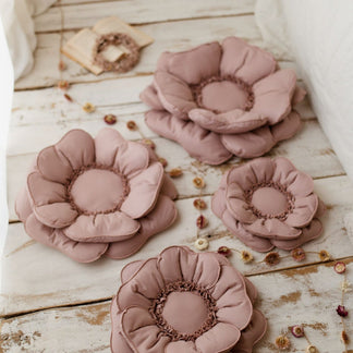 Blumenkissen Deko – Rosa