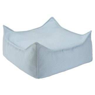 Azure Quadratischer Ottoman für den Außenbereich