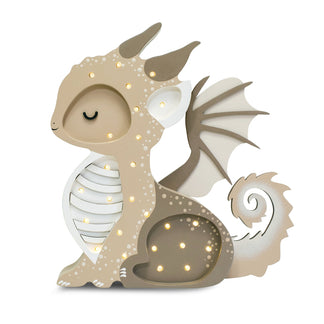 Baby Dragon Lampe Tiramissu Braune Nachtlampe