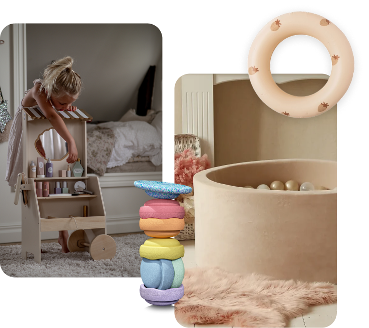 Leidenschaft für hochwertige Spielsachen und Dekorationsartikel