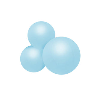 Wiederverwendbare 3er-Ballongirlande in Pastellblau - Balloony