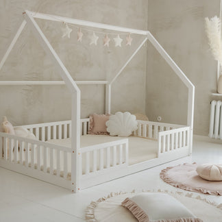 Betthaus Bodi Duo Weiß - 140x200cm