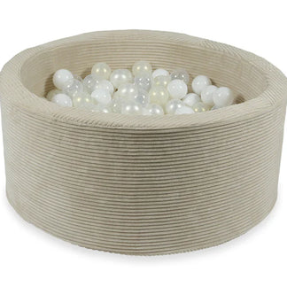 Bällebad SAMT RIPP 90x40 CM BEIGE