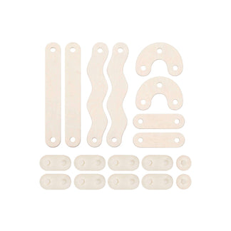 Holz-Schwebebalken POLKU Birke Groß - Fitwood