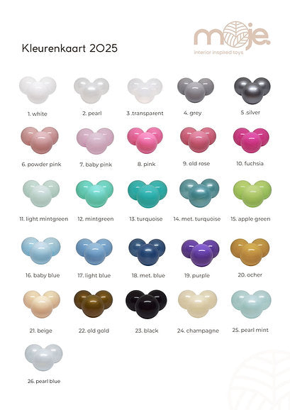 Bällebad Rib Velvet Creme 90x40cm