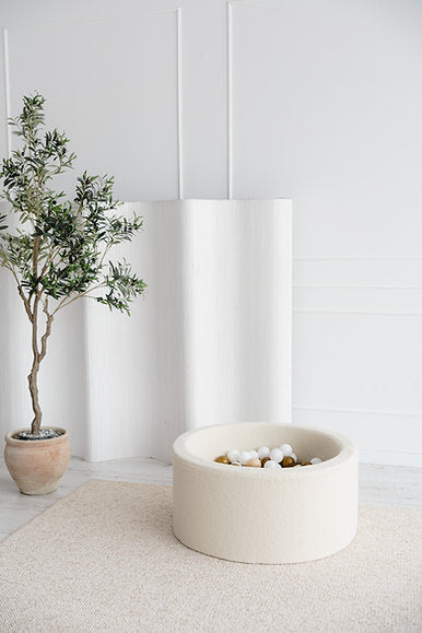 Bällebad Bouclé Créme 90x40cm