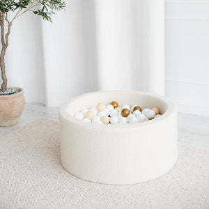 Bällebad Bouclé Créme 90x40cm