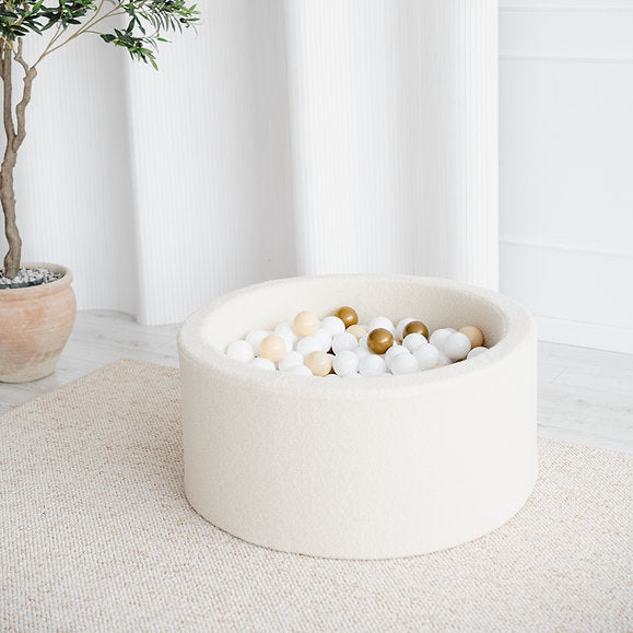 Bällebad Bouclé Créme 90x40cm