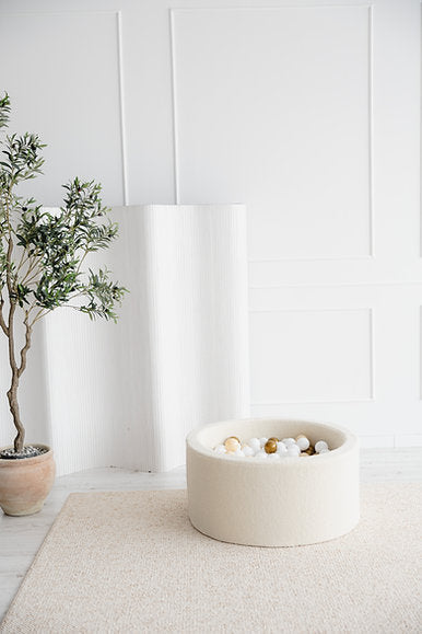 Bällebad Bouclé Créme 90x40cm