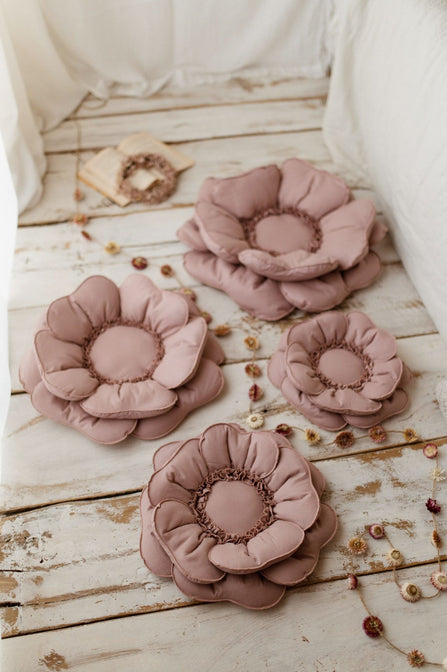 Blumenkissen Deko – Rosa 