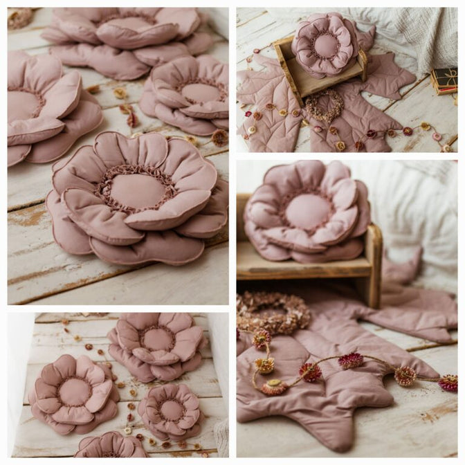 Blumenkissen Deko – Rosa 