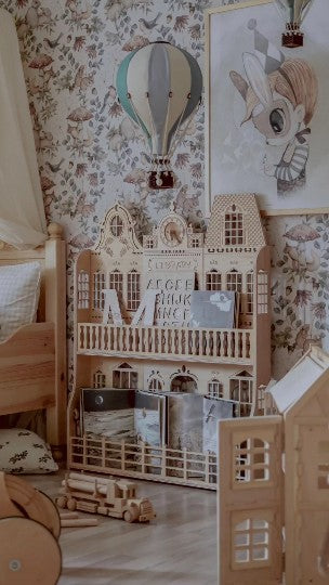 Wandpuppenhaus Bibliothek