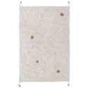 GENTLE FLORA tapijt Naturel – wasbaar