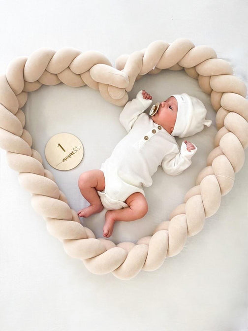 Geflochtenes Bettnestchen Dreispurig - Lulumi 