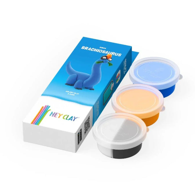 HeyClay - Brachiosaurus 3 Stück 