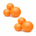 Herbruikbare Ballonslinger van 3 Oranje set van 2 - Balloony