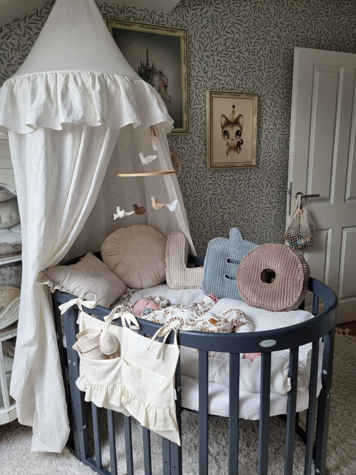 Buchstabenkissen Rippe Pfefferminze