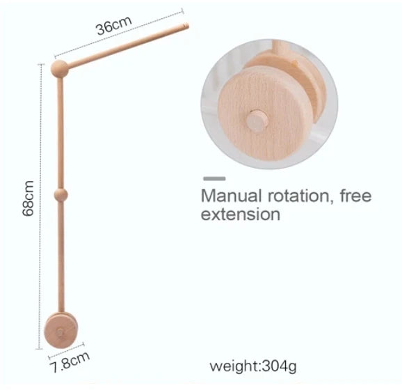 Baby Mobile Holz Wiegenkralle