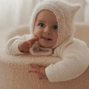 Bällebad 90x40 cm "Teddy/Ecru" - Mimii