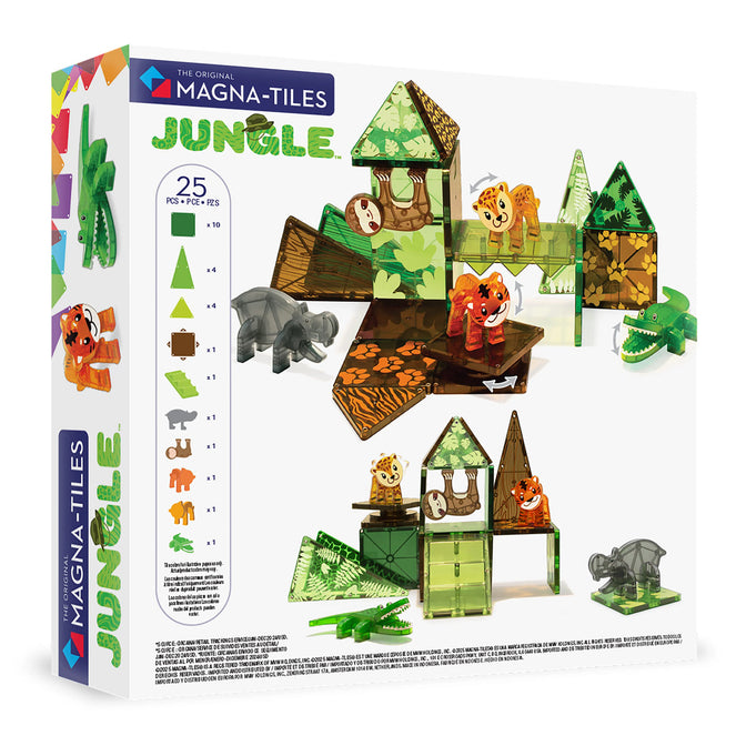 Jungle Animals 25 stuks - MagnaTiles