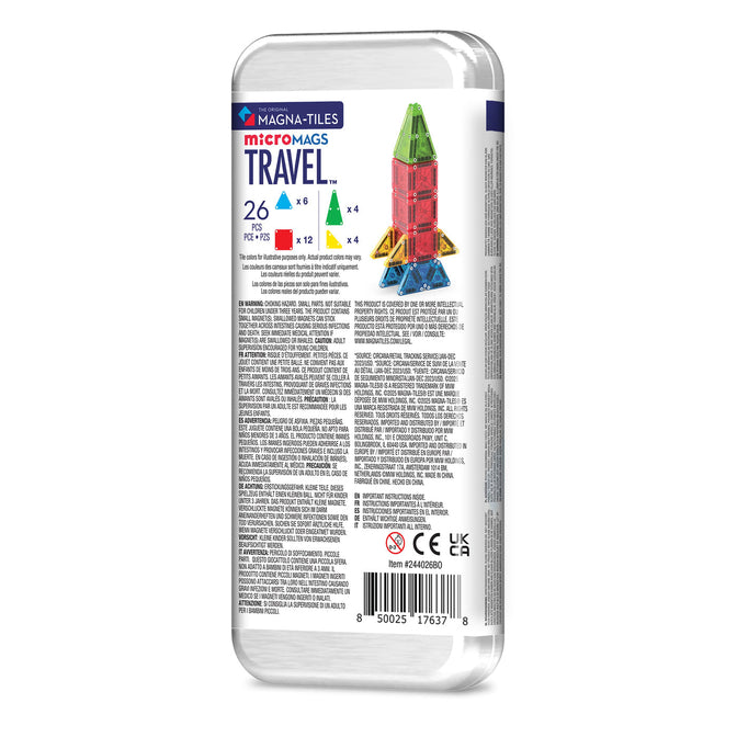 Micro Mags Travel Set 26 stuks - MagnaTiles