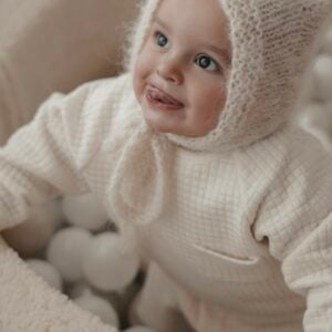 Bällebad 90x40 cm "Teddy/Ecru" - Mimii