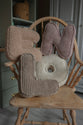 Buchstabenkissen Teddy beige