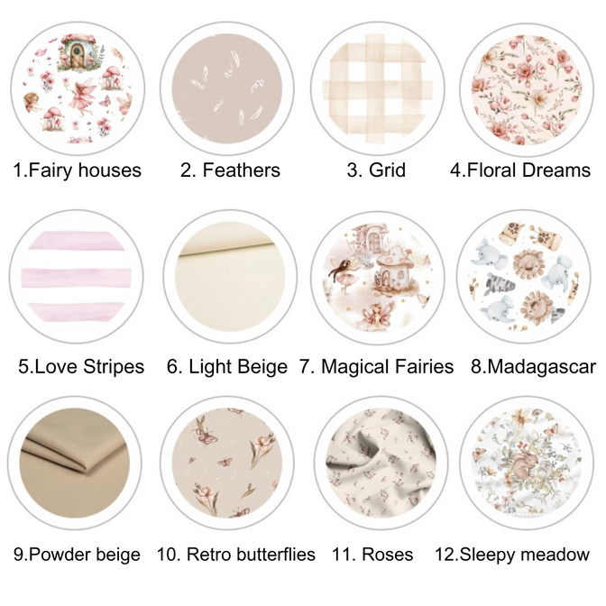 Bettbezug (mehrere Farben/Muster)