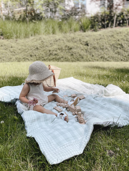 Mint XXL Picknickdecke - Picknickmatte 180x150 cm