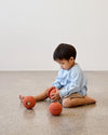 Modu Schuimballen Set van 3 - Burnt Orange / Dusty Green