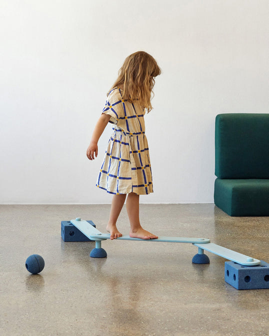 Modu Schuimballen Set van 3 - Deep Blue / Skye Blue
