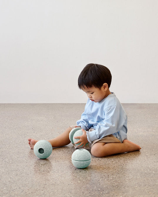 Modu Schuimballen Set van 3 - Ocean mint / Forest Green