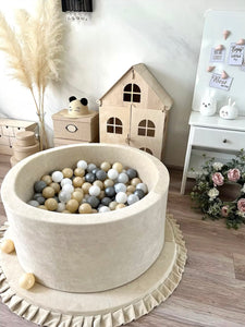 Bällebad Soft Velvet Ecru 90x40cm