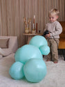Sehr schöner Ballonstil mit 7 pastellgrünen Ballons - Balloony 
