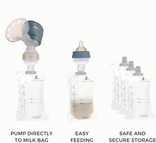 Lola &amp; Lykke Naturalflow Babymilchflasche ab 6 Monaten