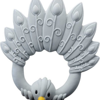 Beißring Pfau hellblau - Natruba