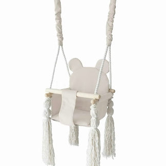 Babyschaukel Teddybär Ecru - MOJE