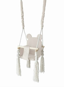 Babyschaukel Teddybär Ecru - MOJE