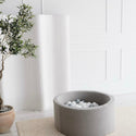 Bällebad Bouclé Grau 90x40cm