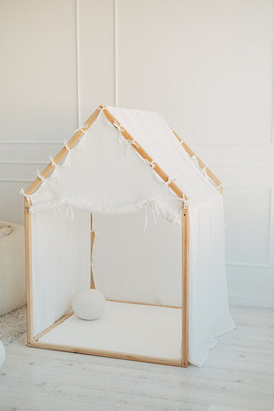 Spielhaus Scandi Weiß