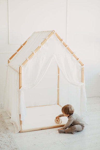 Spielhaus Scandi Weiß