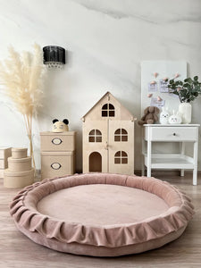 Spielnest Soft Velvet Dunkelbeige