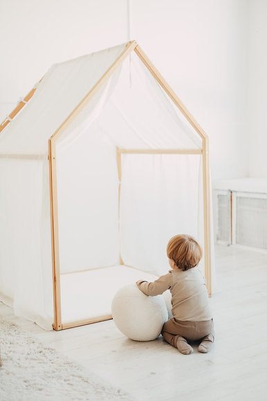 Spielhaus Scandi Weiß