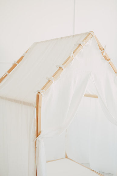 Spielhaus Scandi Weiß