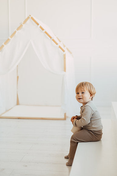 Spielhaus Scandi Weiß