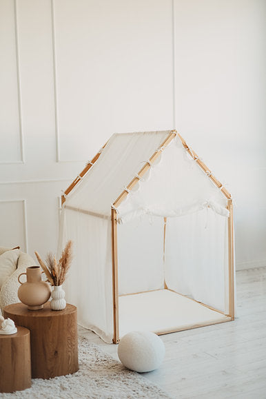 Spielhaus Scandi Weiß