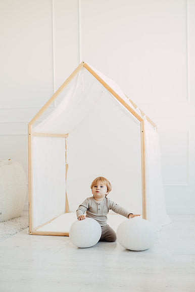 Spielhaus Scandi Weiß