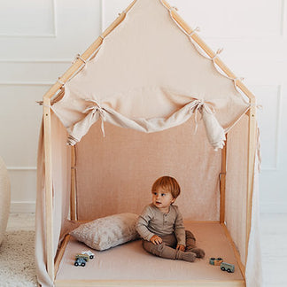 Spielhaus Scandi Beige