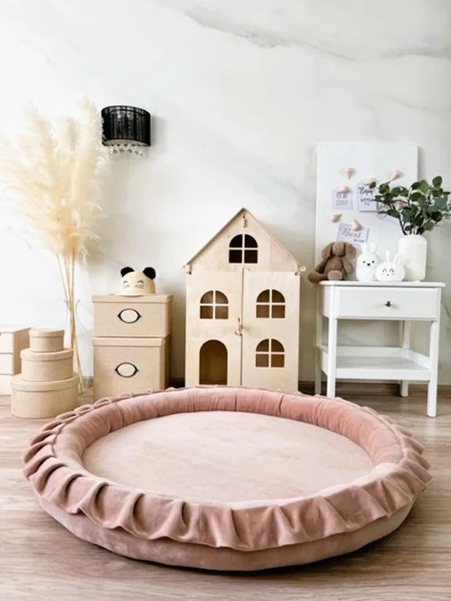 Spielnest Soft Velvet Dunkelbeige