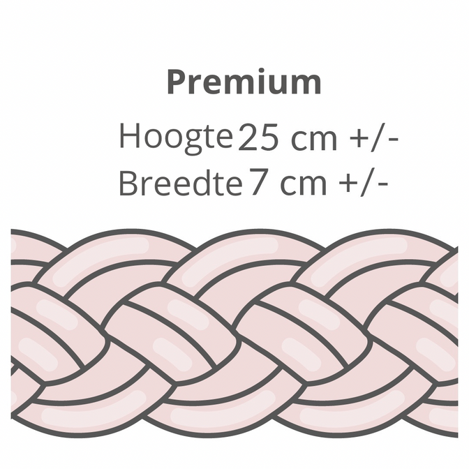Geflochtener Bettnestchen Premium - Lulumi 